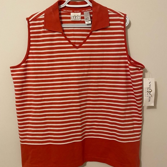 Liz Claiborne Tops - Liz Claiborne Top - Villager Sport Woman Reddish/pink Top